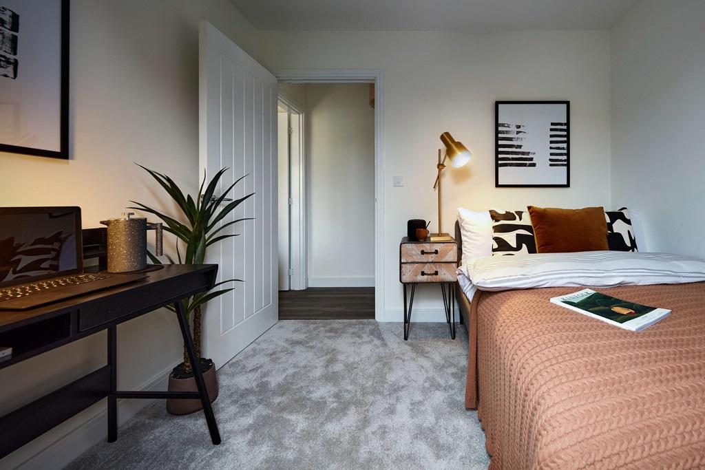 Second bedroom offers space to work from home