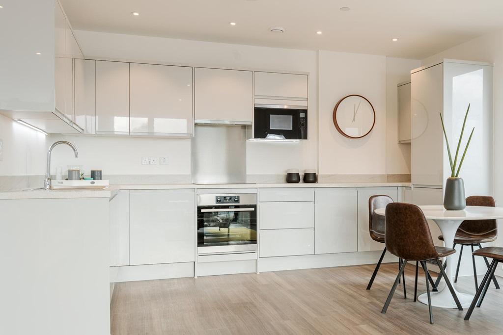 Stylish kitchen with ample storage