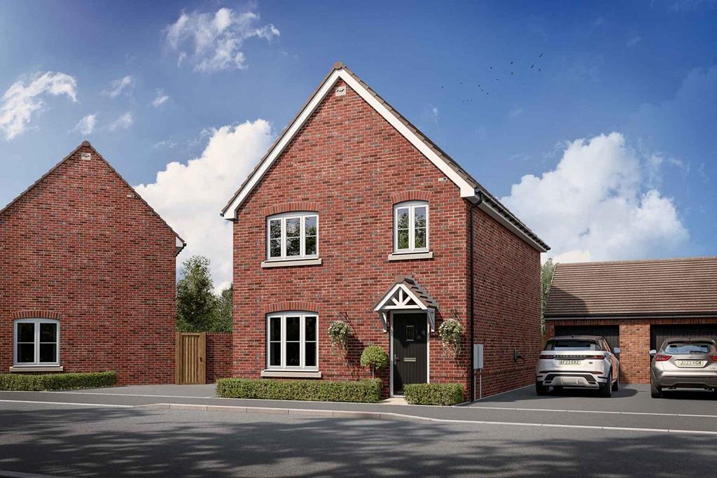 Artist's impression of a typical Huxford home