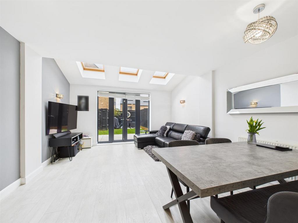 Open-plan living area, open plan living