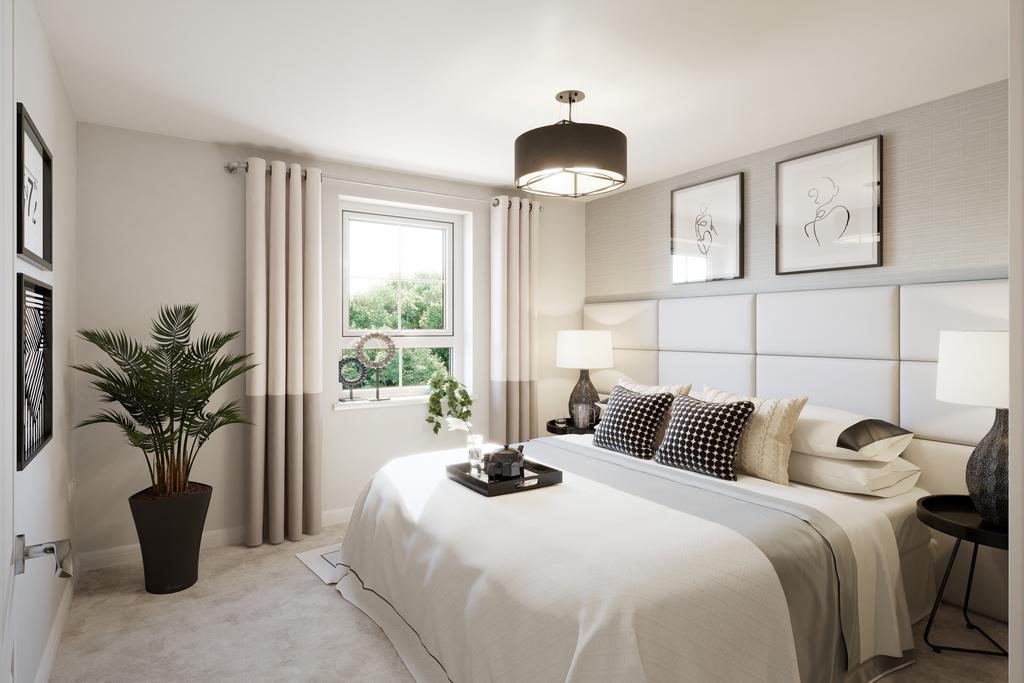 Main bedroom in a 2 bed Ambersham