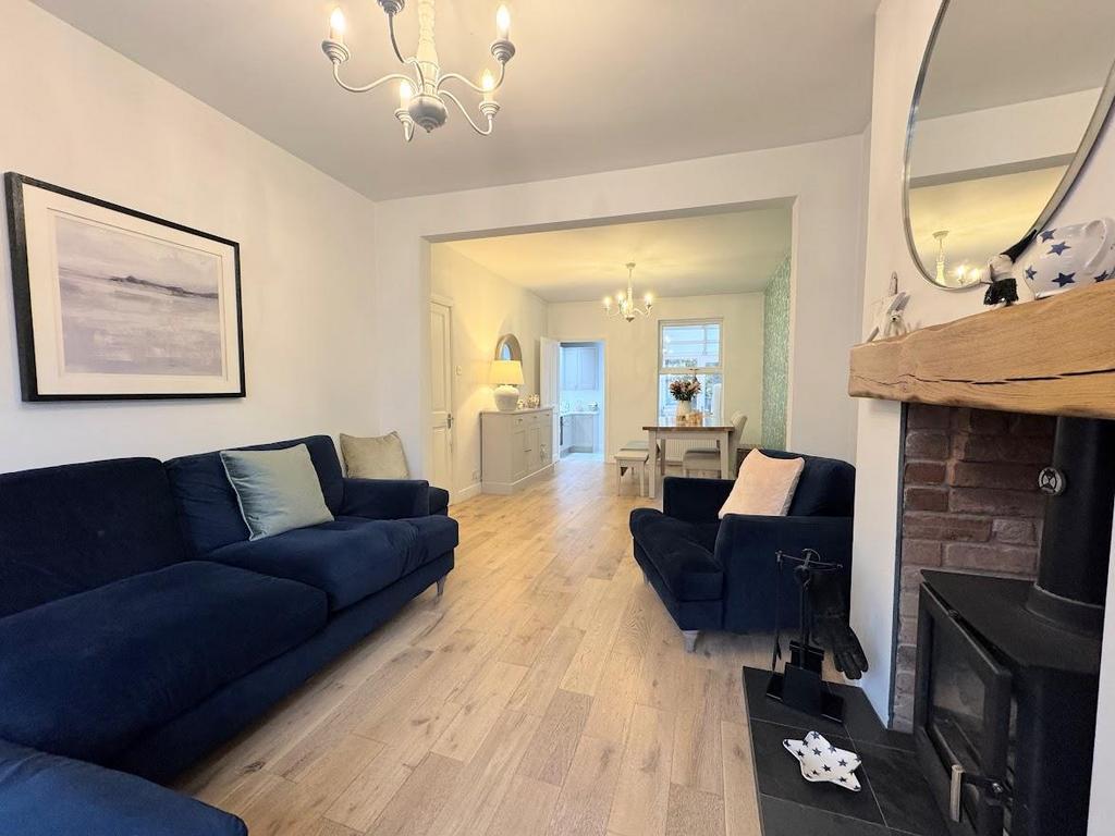 Open plan living dining room