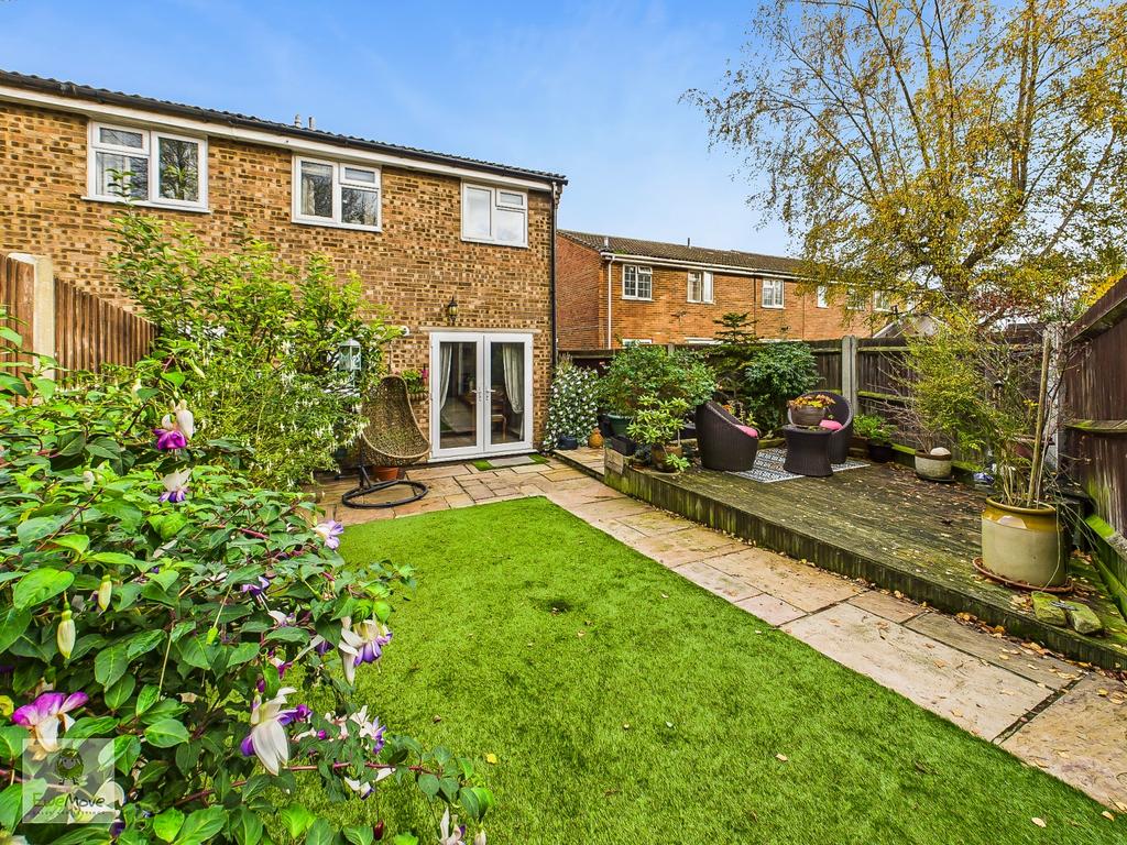 Rear Garden With Decked Seating
