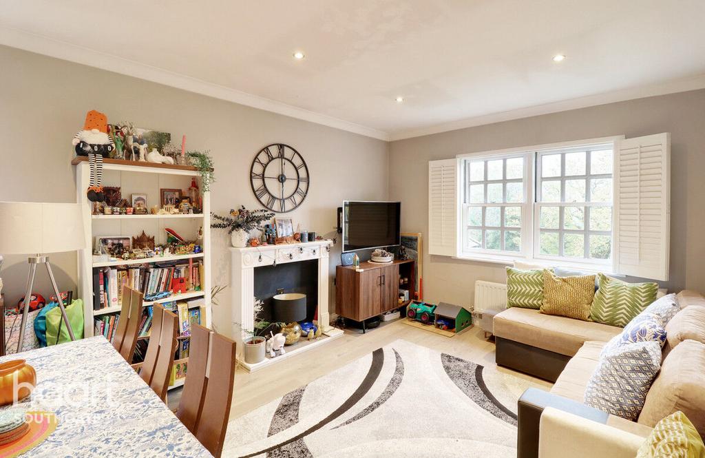 Living room, fireplace