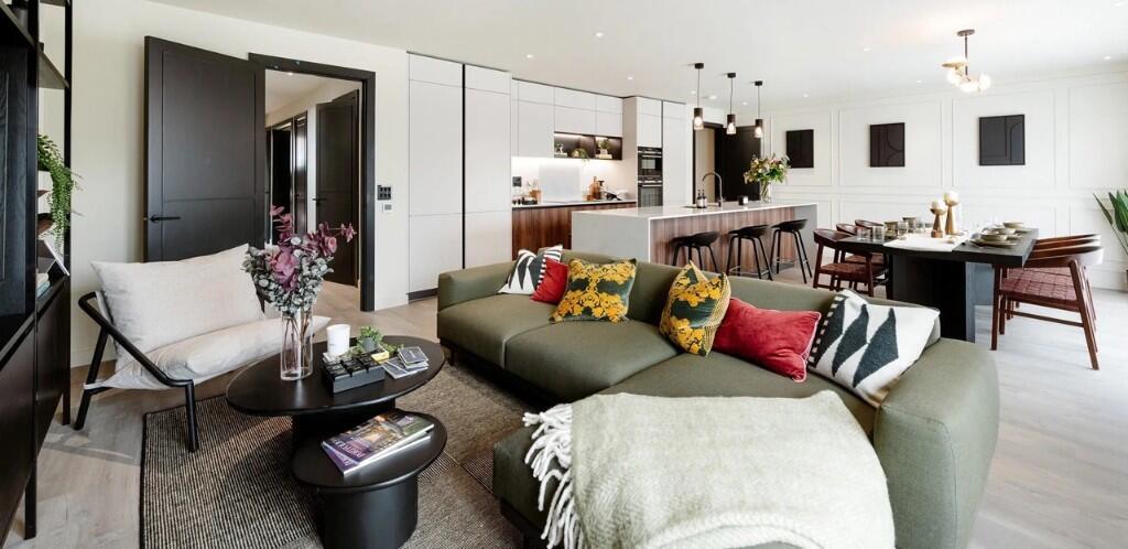 Open-plan living area