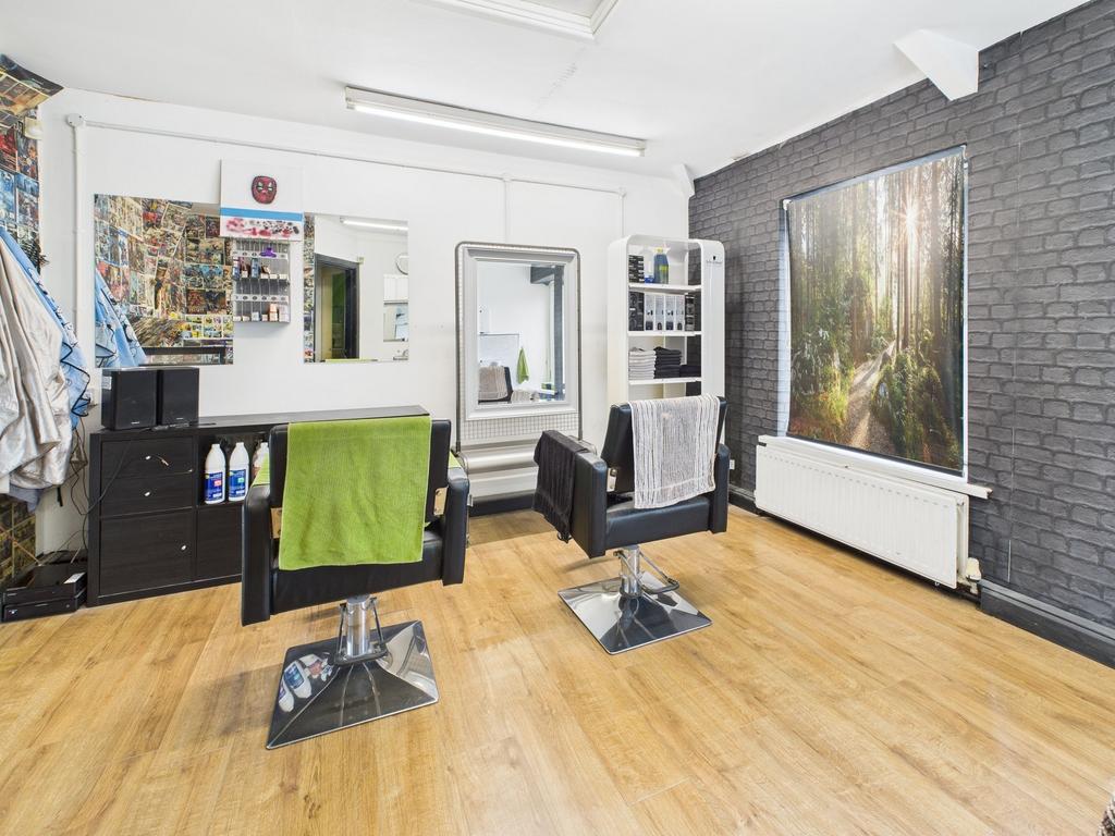 Rear retail space