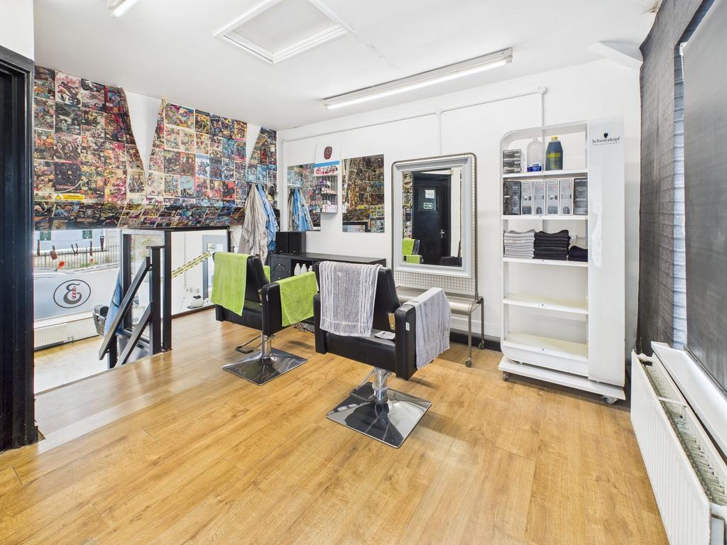 Rear retail space