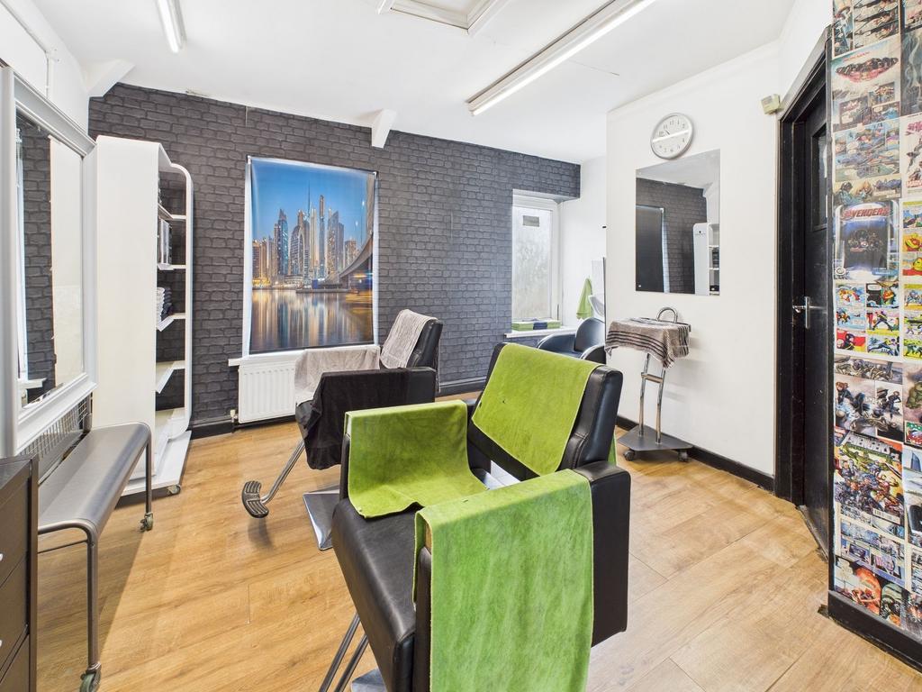 Rear retail space