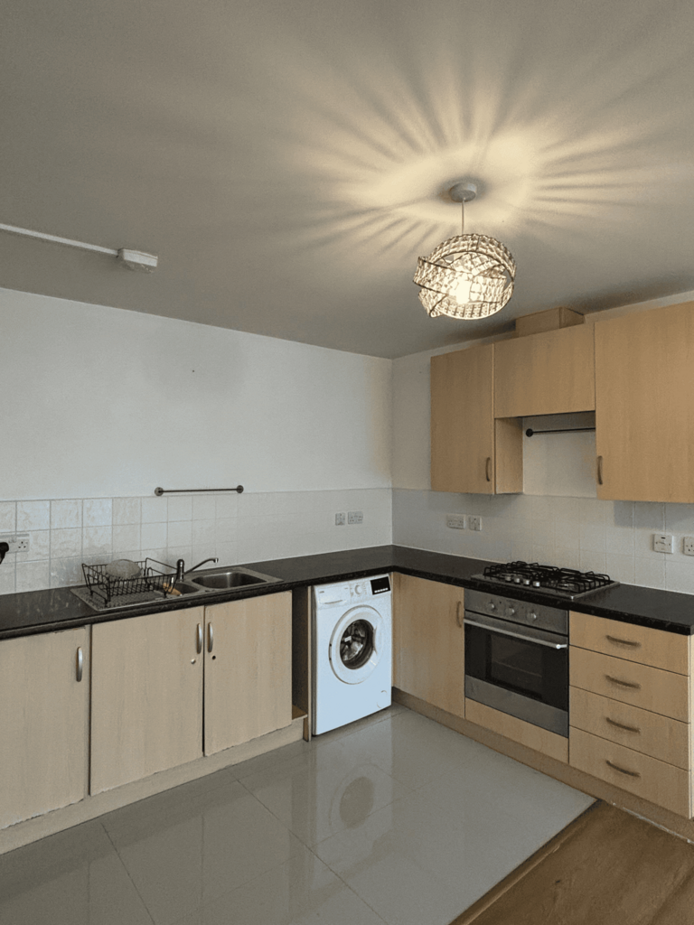 Open plan reception/kitchen one