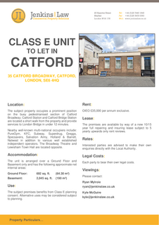 Retail property (high street) to rent, 35 Catford Broadway London SE6 4SN