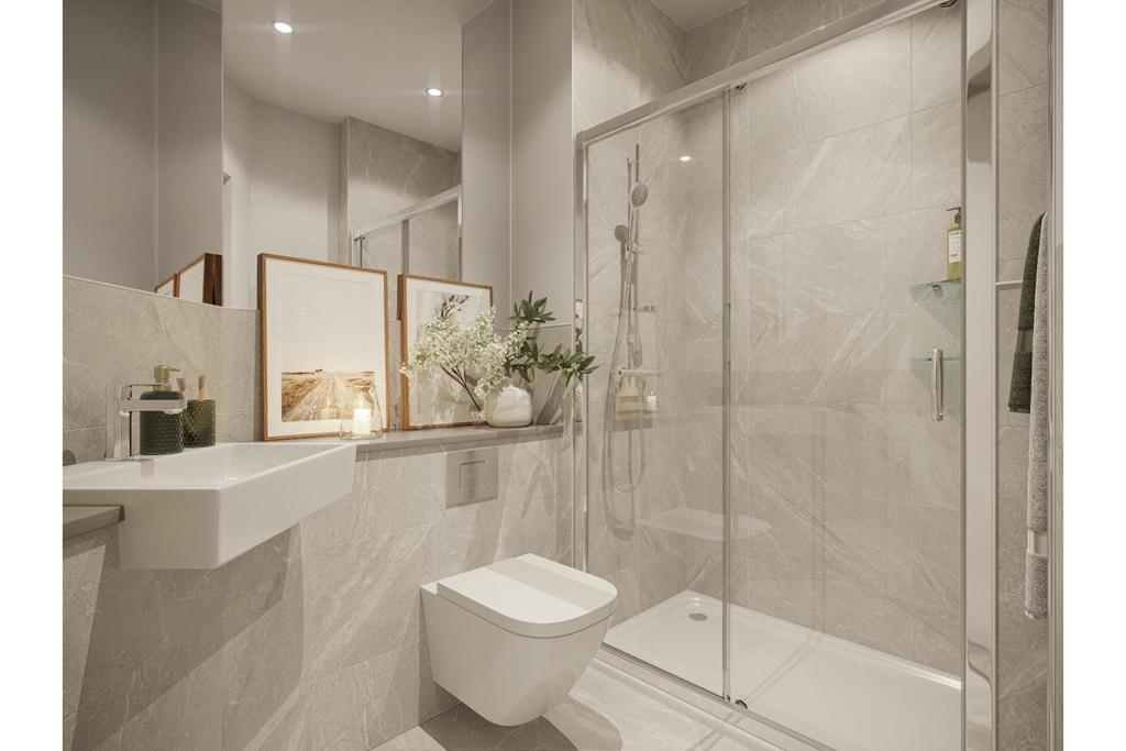 Ensuite in the Natural & Earth palette