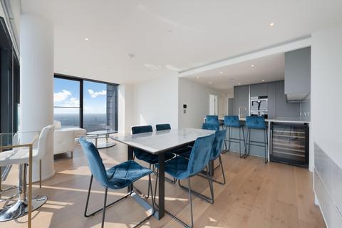 3 bedroom flat to rent, Hampton Tower, Marsh Wall, London, E14.