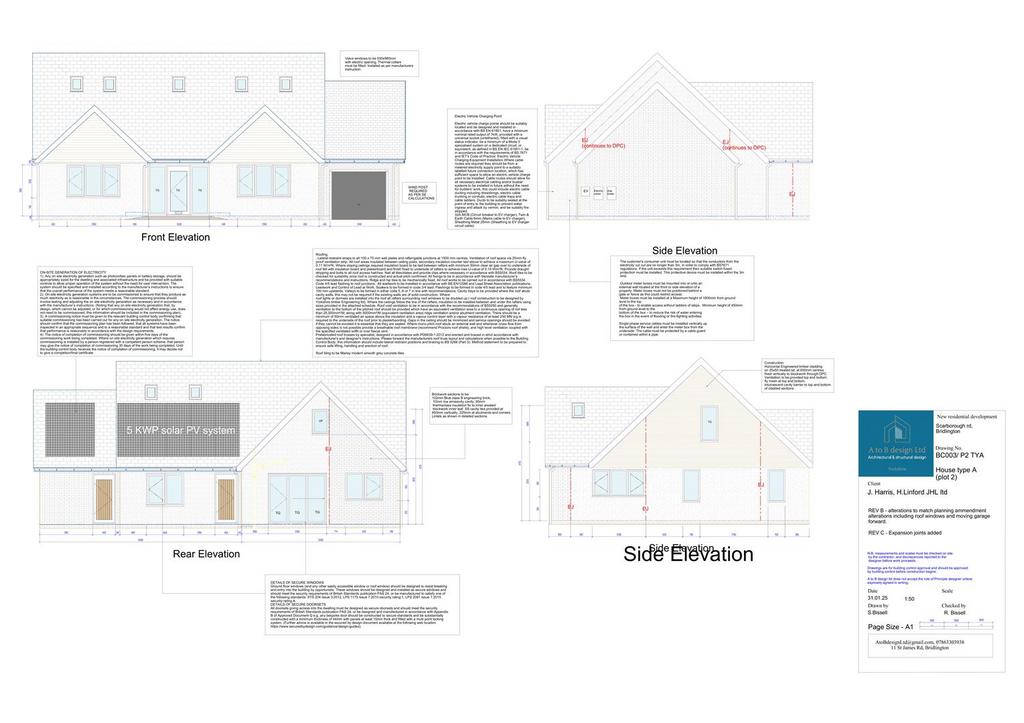 BC003 P2 TYA REV C 29.04.25 Elevations dimentions