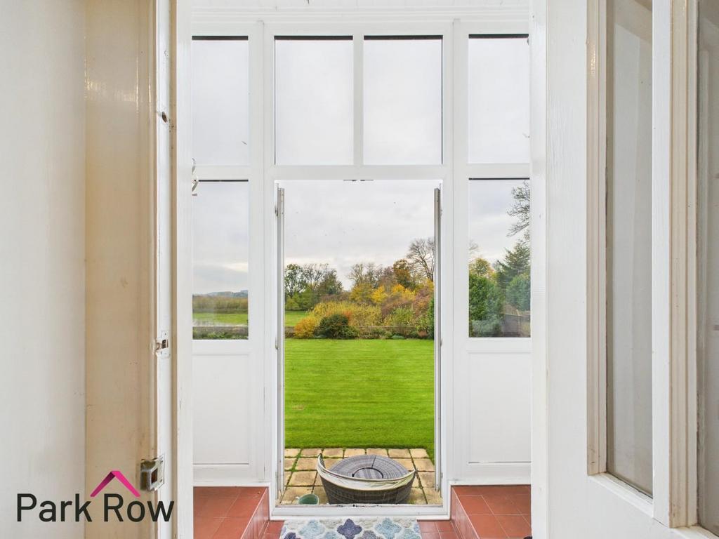 Rear entry porch