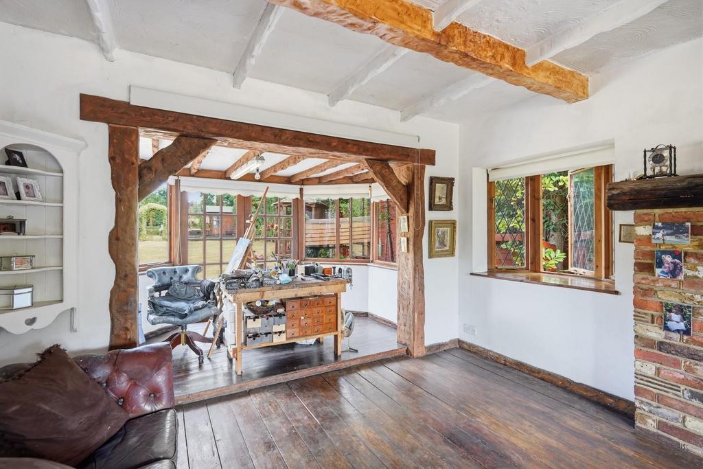 Living room, fireplace