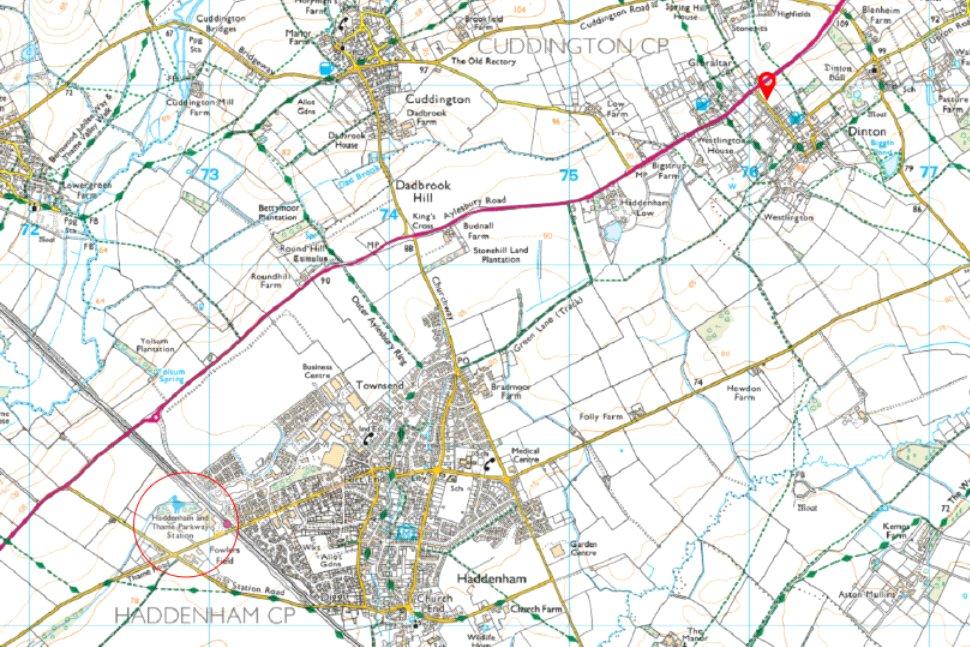 Map - Train Station