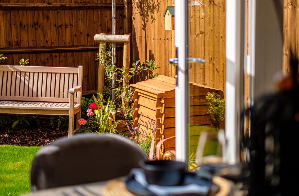 View from our 4 bed Woodcote show home into the...
