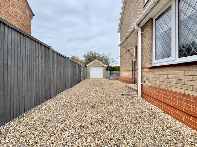Driveway to garage