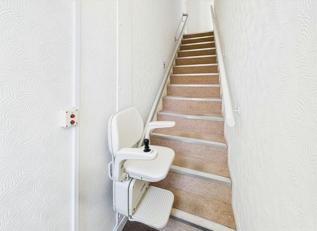 Entrance Hallway With Example Stairlift