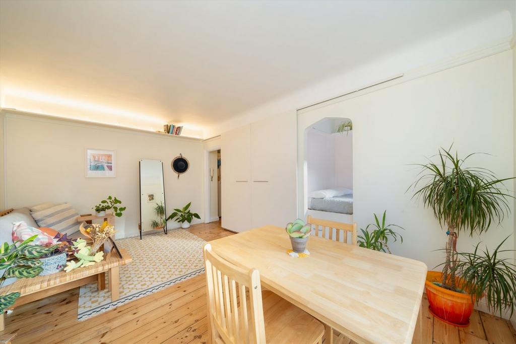 Open-plan living area, open plan living