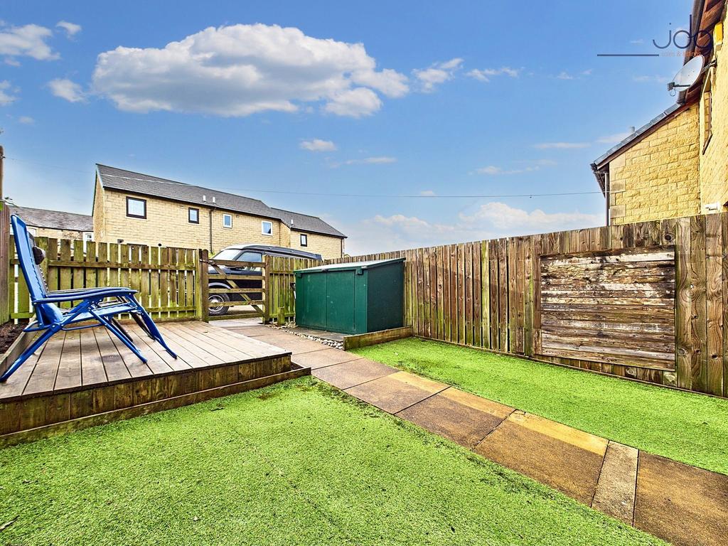 South-facing garden, designed for low...