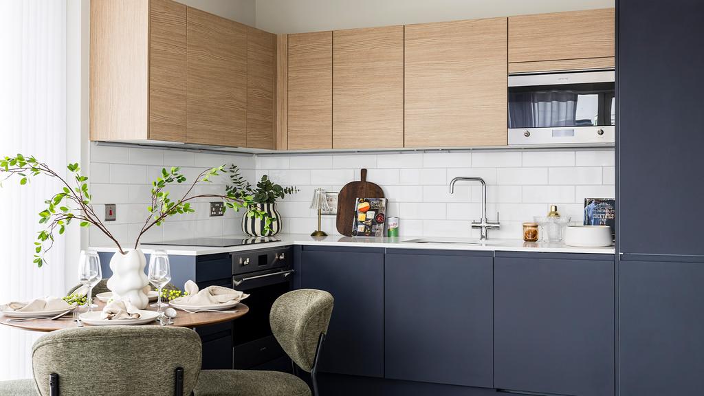 Kitchen and dining area
