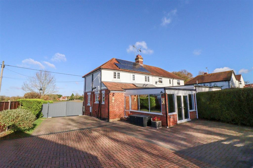 Rear View Of House & Driveway