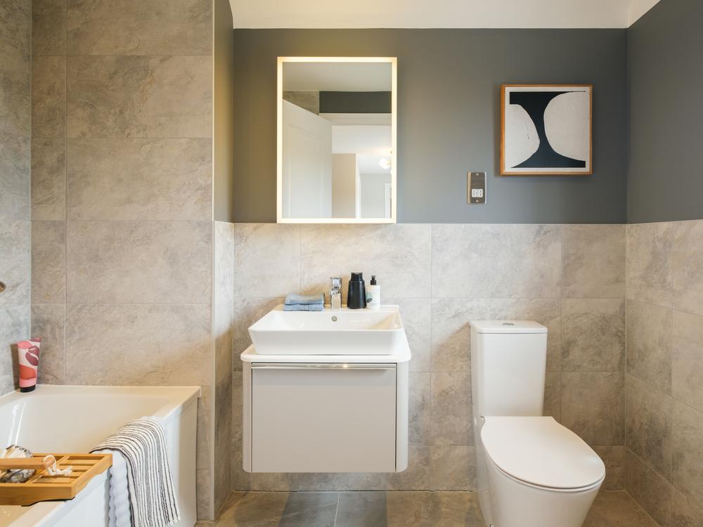 Bathroom of the Sunningdale, a 4 bedroom house