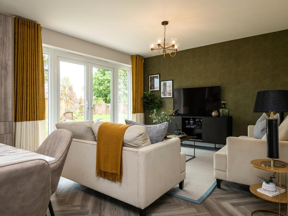 Family room of the Leamington Lifestyle, a 3...
