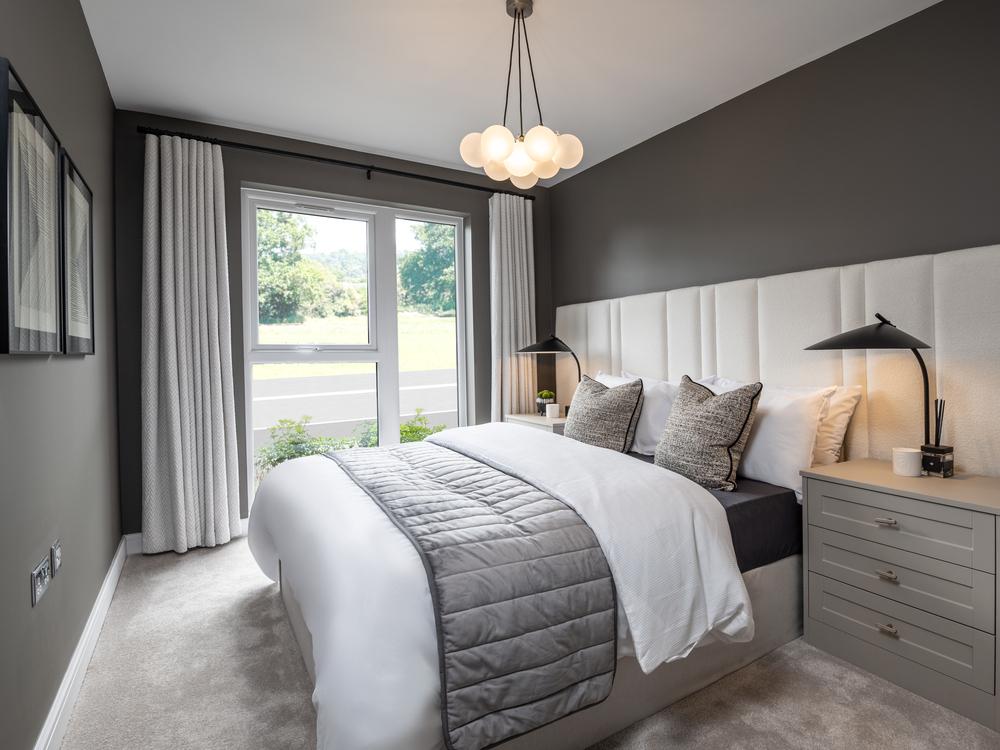 Image of the second bedroom in a 2 bedroom...