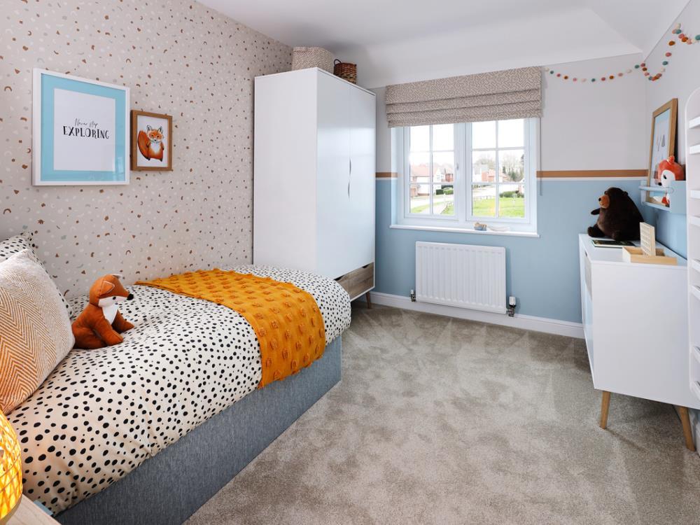 Bedroom 3 of the Amberley, a 3 bedroom house
