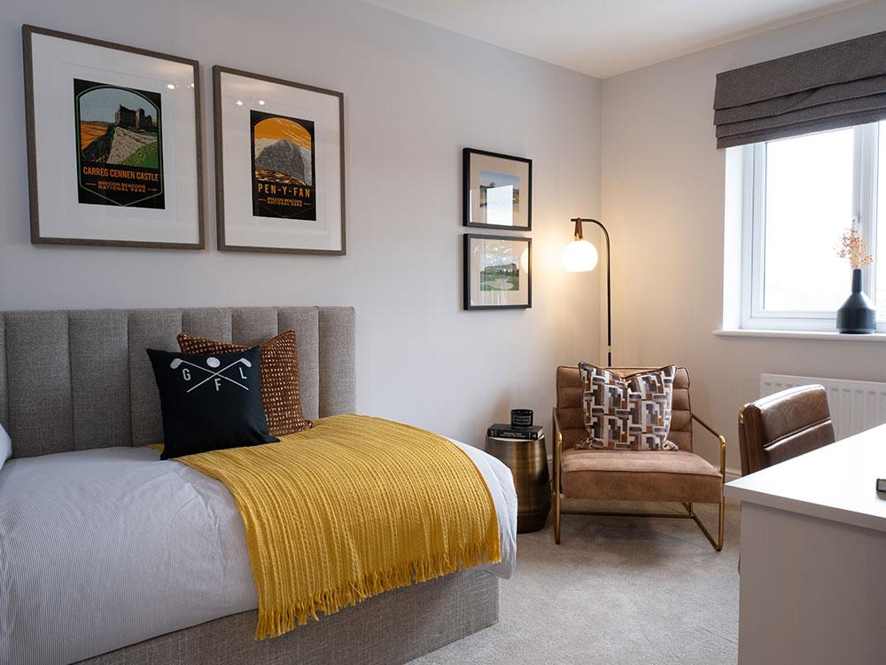 Bedroom 3 of the Henley, a 4 bedroom house