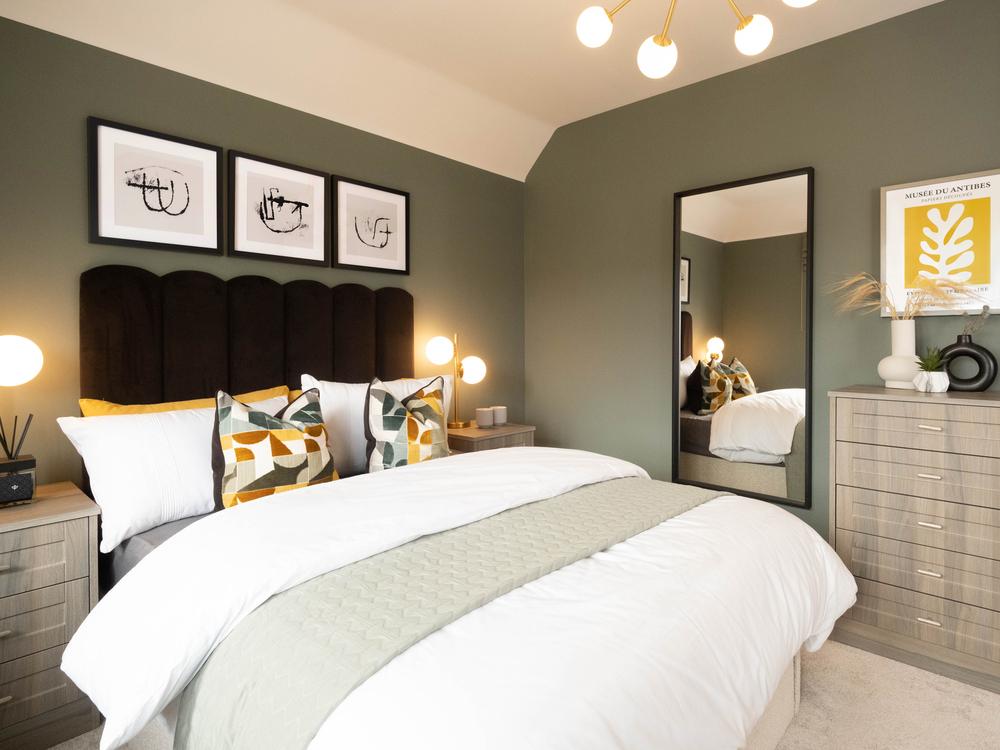 Bedroom 2 of the Shaftesbury, a 4 bedroom house