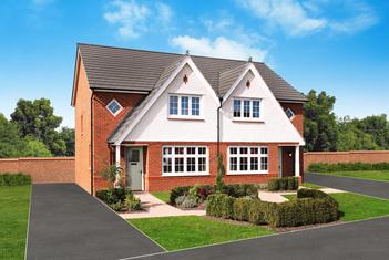 Redrow the 3 bedroom semi detached Letchworth...