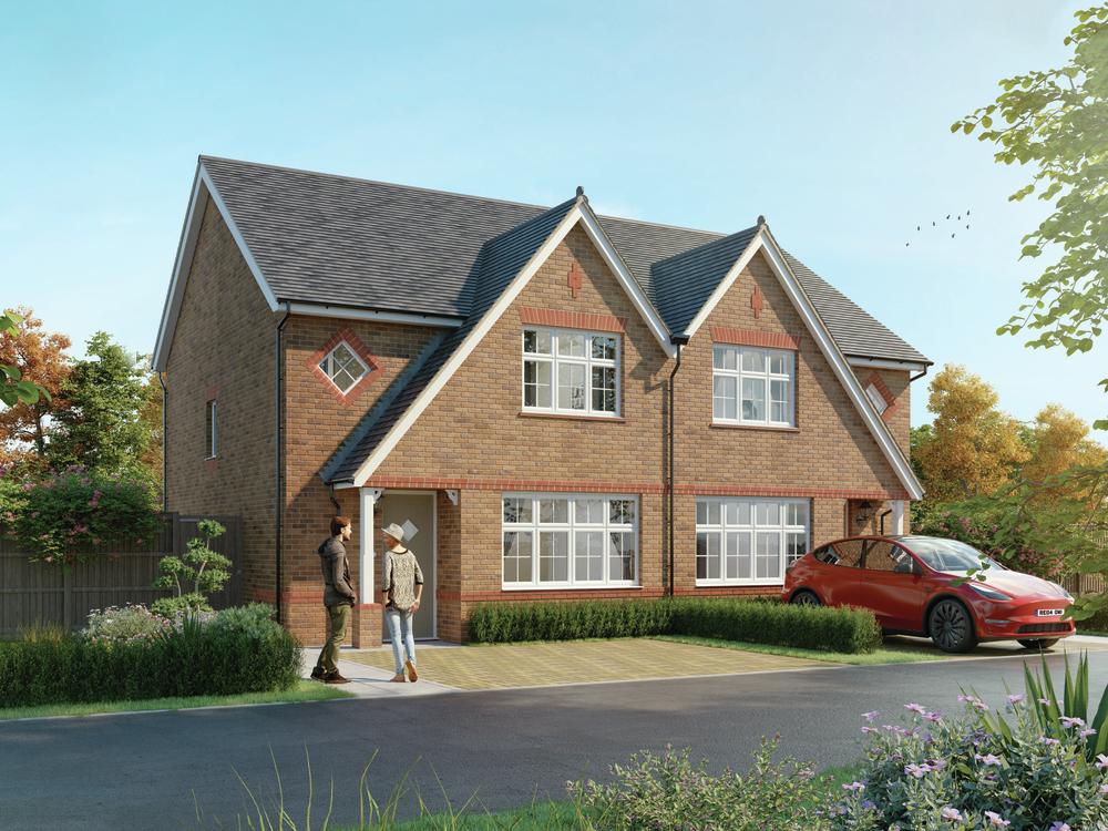Letchworth CGI with brick finish