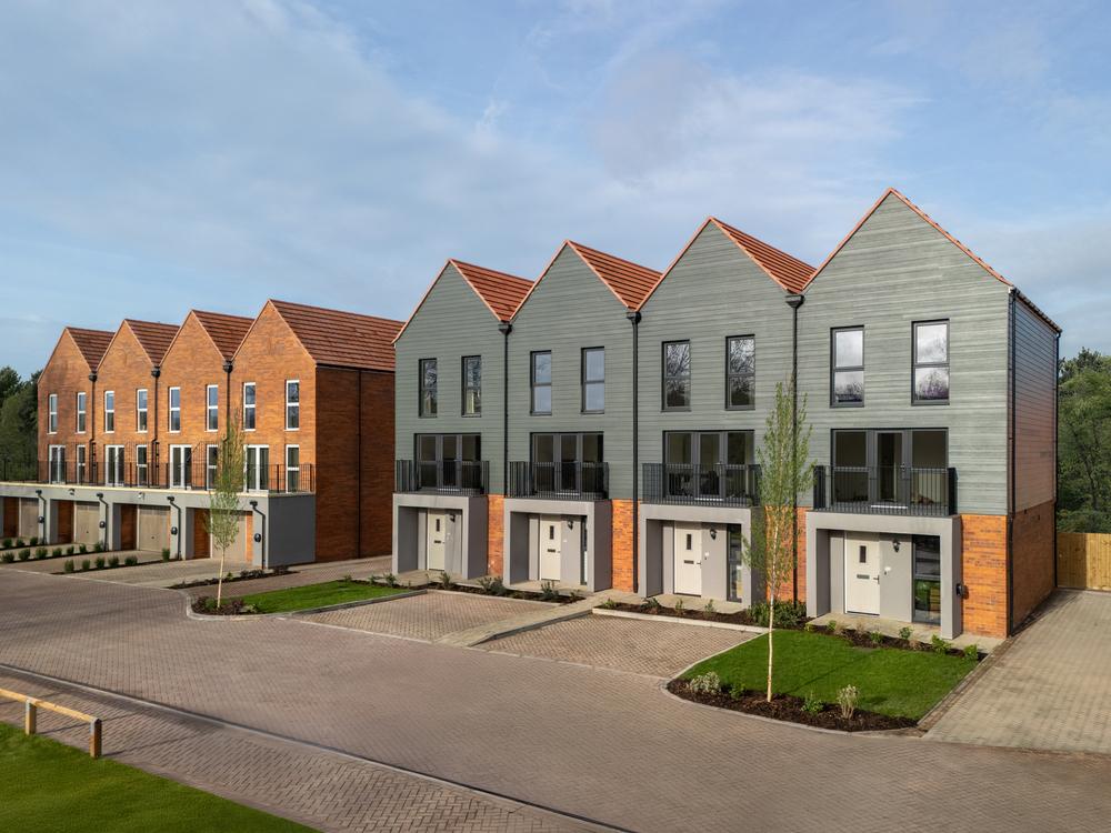 Redrow Steet scene at Temple Wood's showcasing...