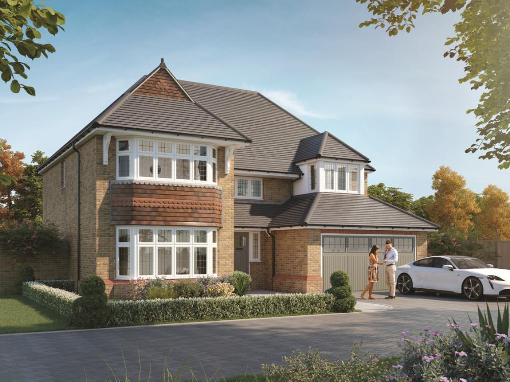 External CGI in brick of the Richmond, a 4...
