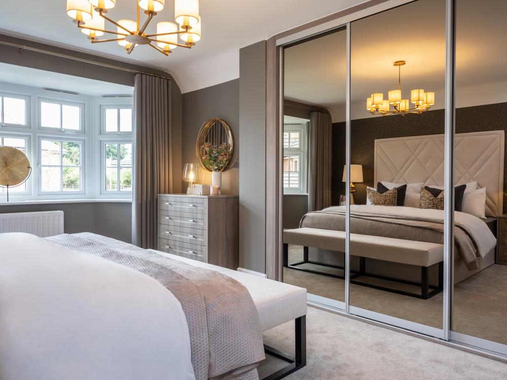 Main bedroom of the Hampstead, a 5 bedroom house