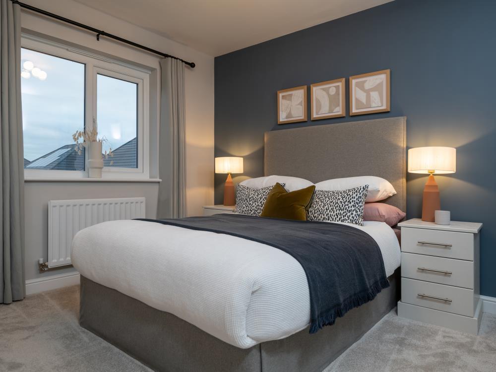 Bedroom 2 of the Letchworth, a 3 bedroom house