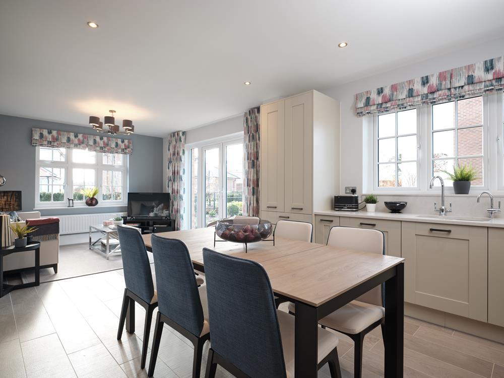 Dining room of the Shaftesbury, a 4 bedroom house