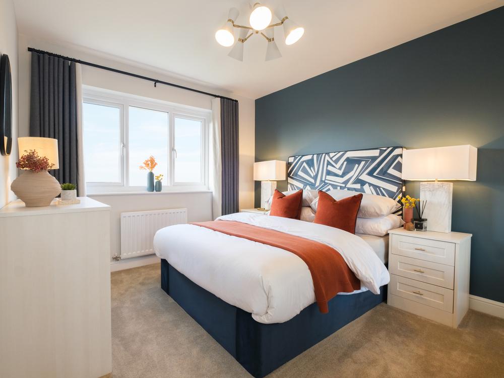Bedroom 2 of the Stratford, a 4 bedroom house