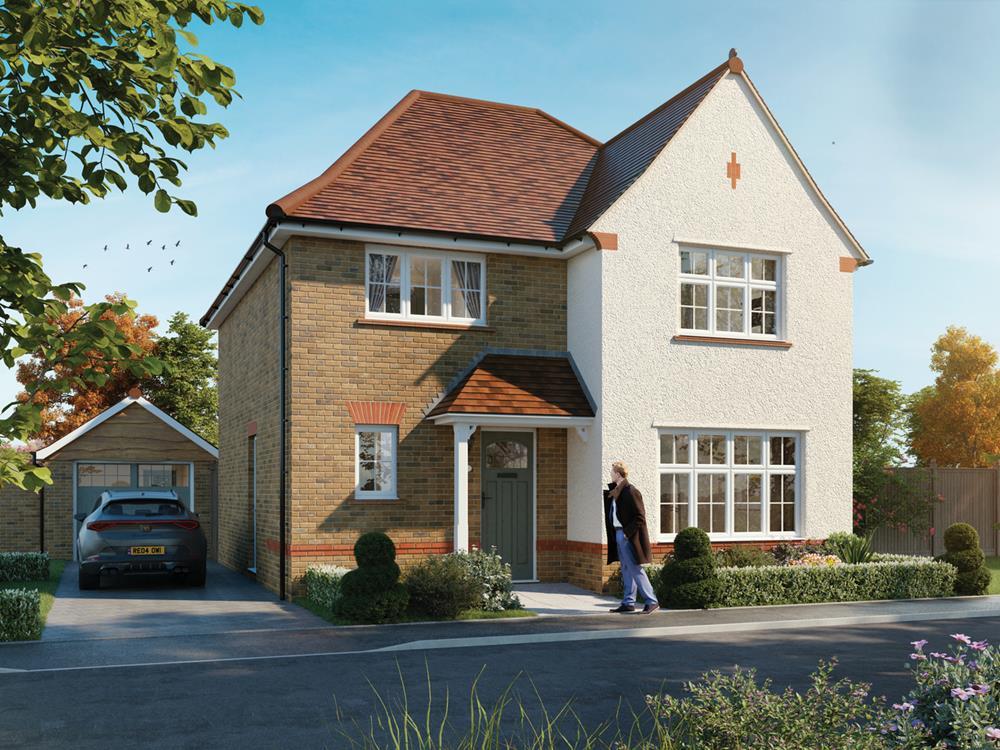 CGI external in white render of the Cambridge,...