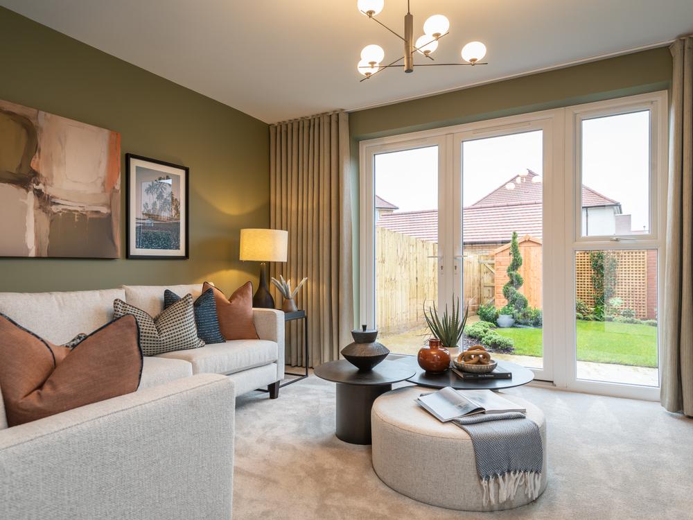 Interior shot of Stamford Lounge with views out...
