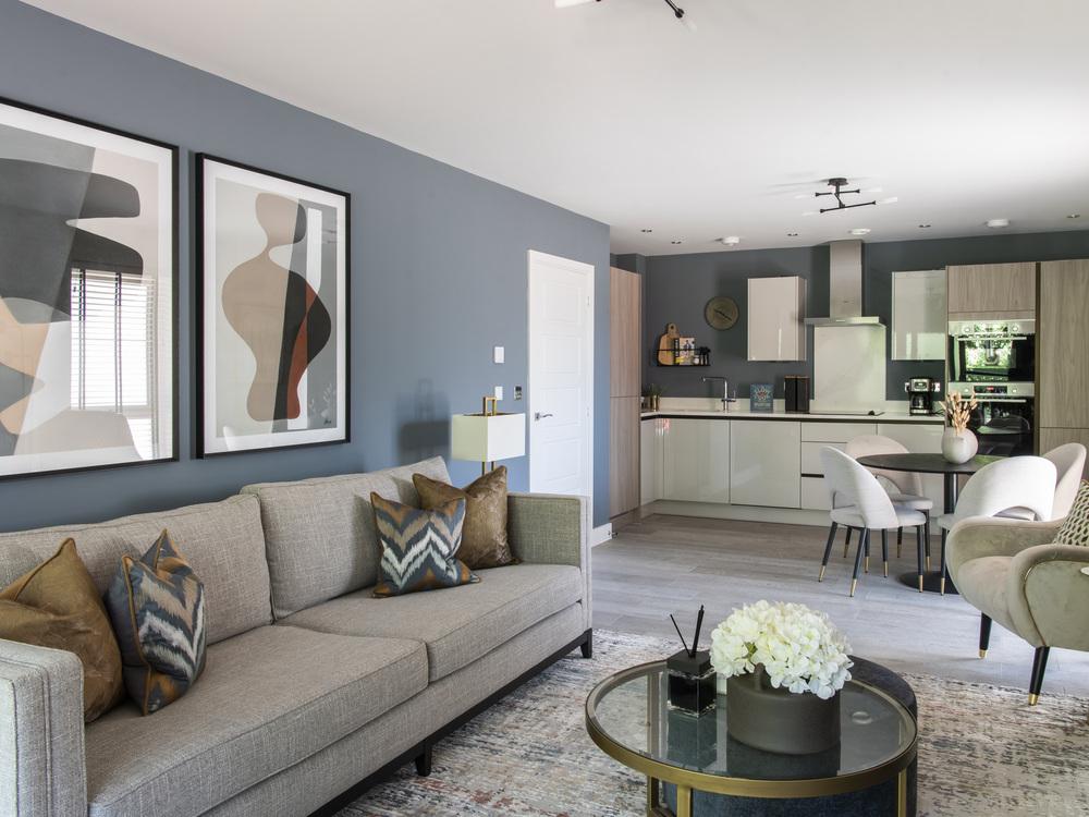 The Mill York House internal image of open plan...