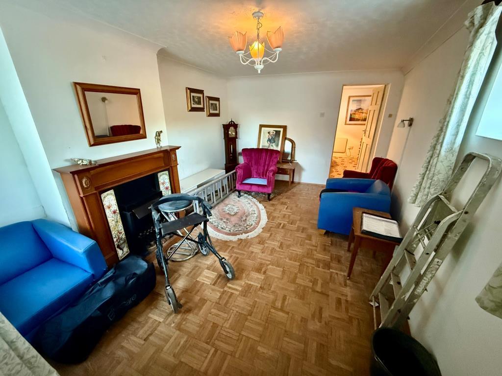 Basement flat living room