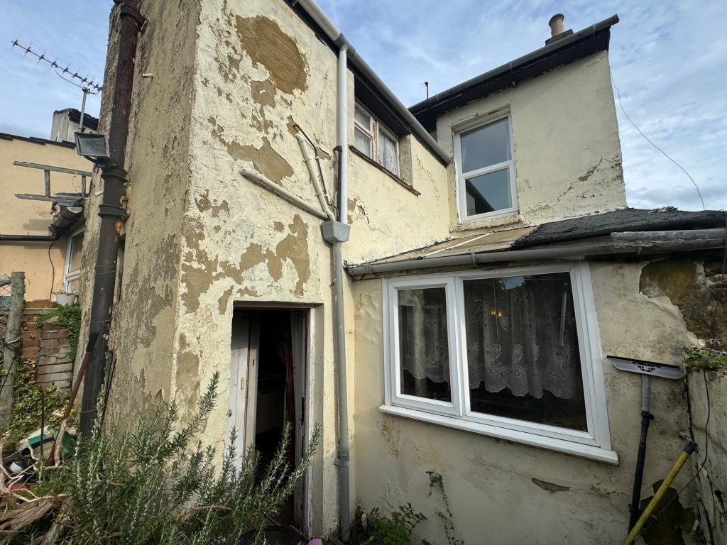 Rear of property