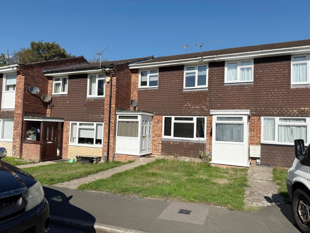 Front view of terraced house