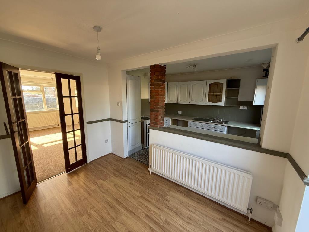 Dining room with kitchen