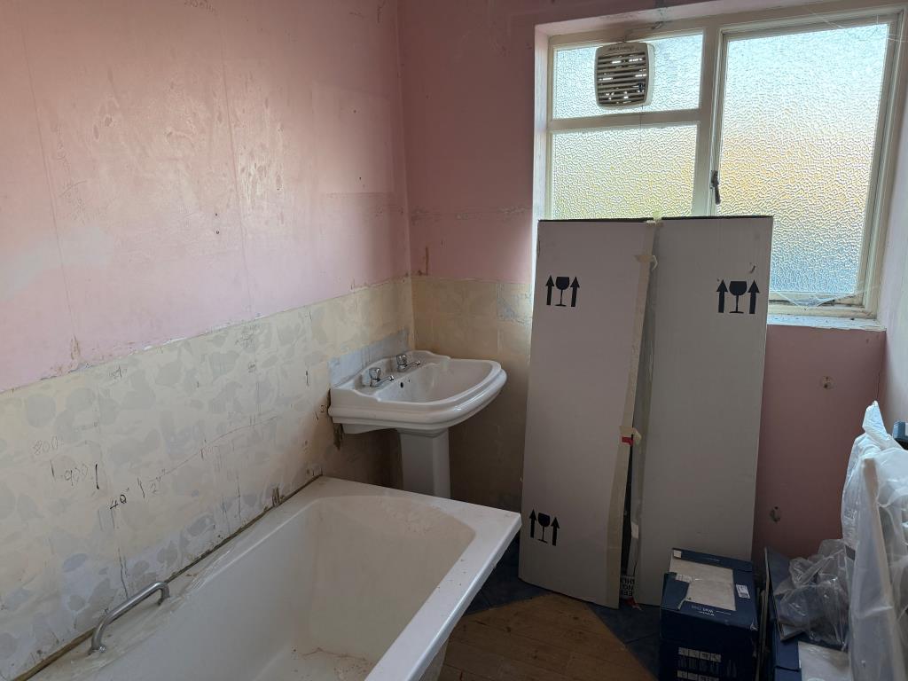 Bathroom with new white suite