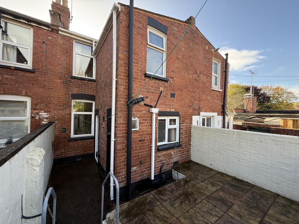 Rear of the property